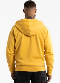 Men's Zip-up hoodie Washed Lancaster II - Washed yellow