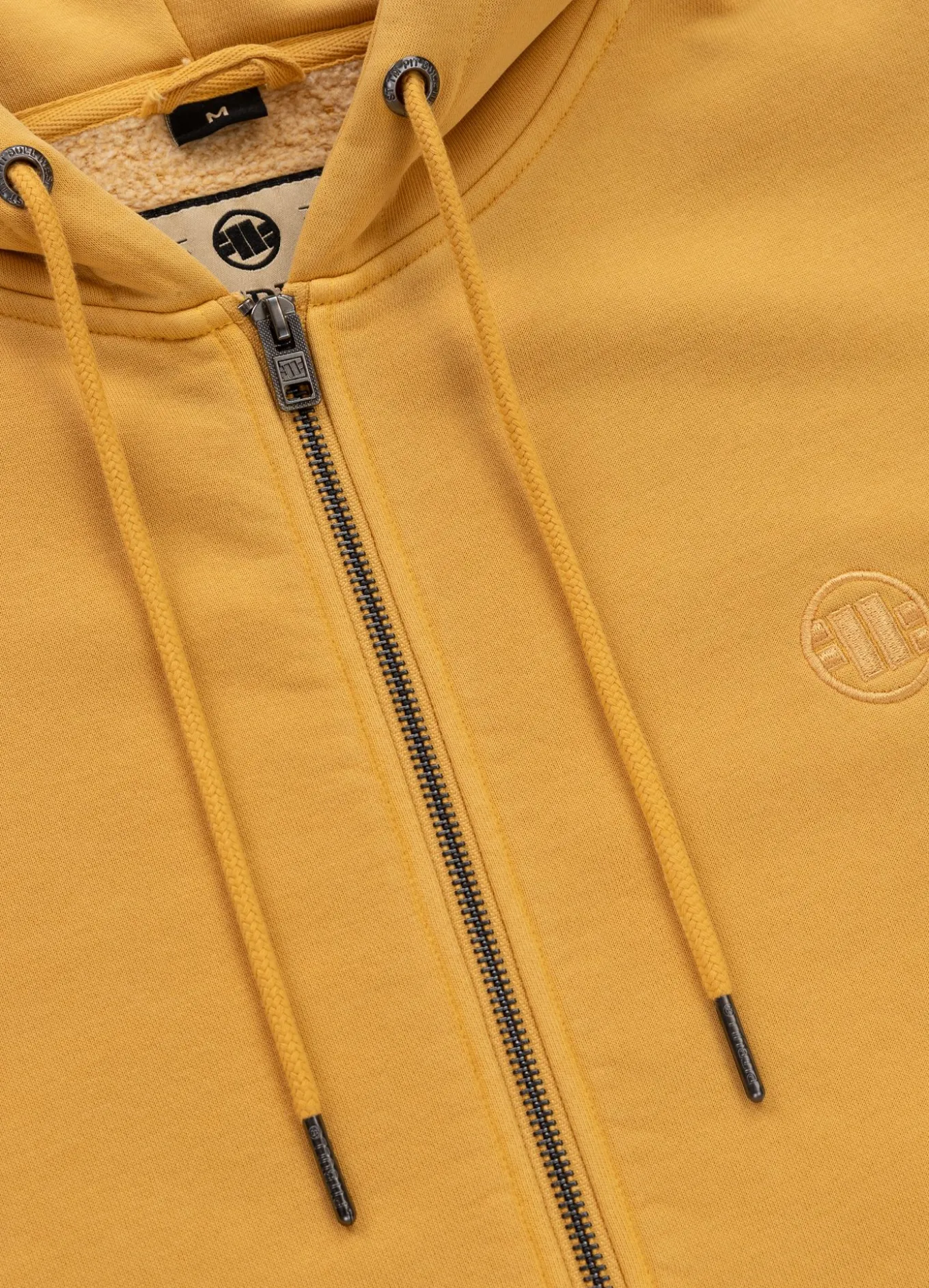 Men's Zip-up hoodie Washed Lancaster II - Washed yellow