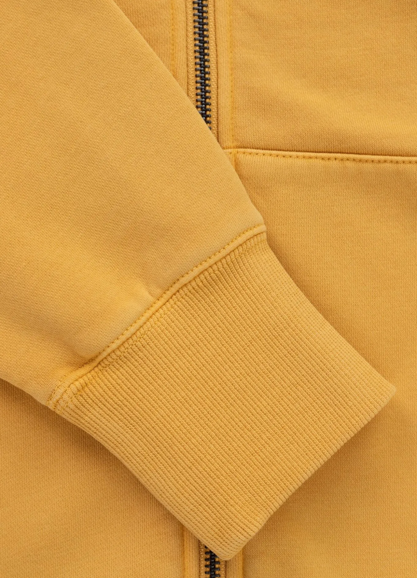 Men's Zip-up hoodie Washed Lancaster II - Washed yellow