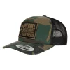 Snapback Cap Camo Trucker Blood Dog