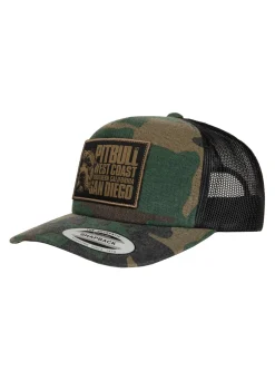 Snapback Cap Camo Trucker Blood Dog