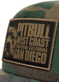 Snapback Cap Camo Trucker Blood Dog