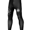 TOM DEBLASS DOT Black Compression Pants