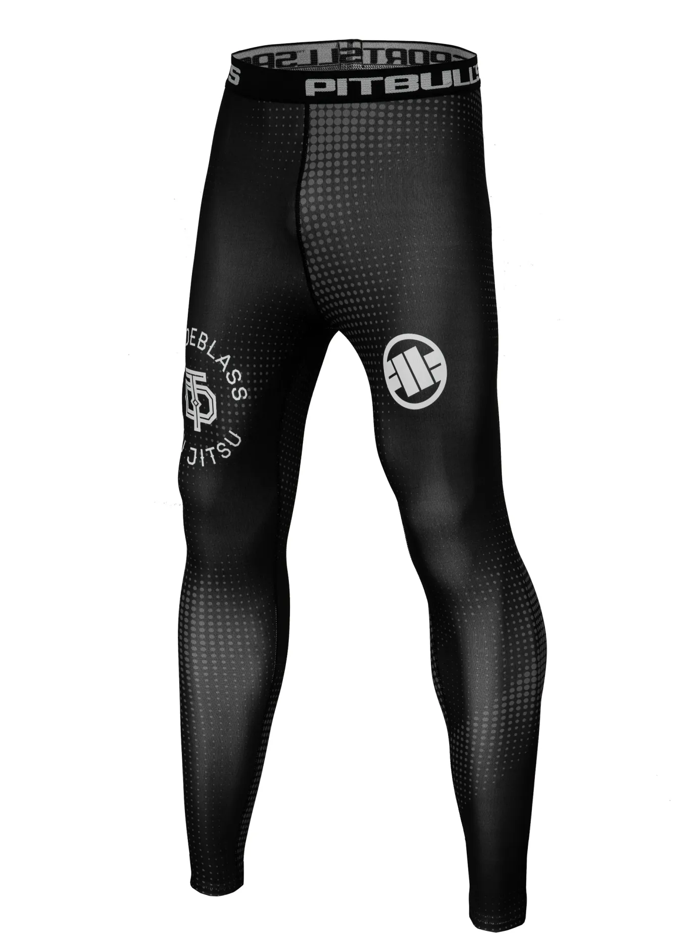 TOM DEBLASS DOT Black Compression Pants