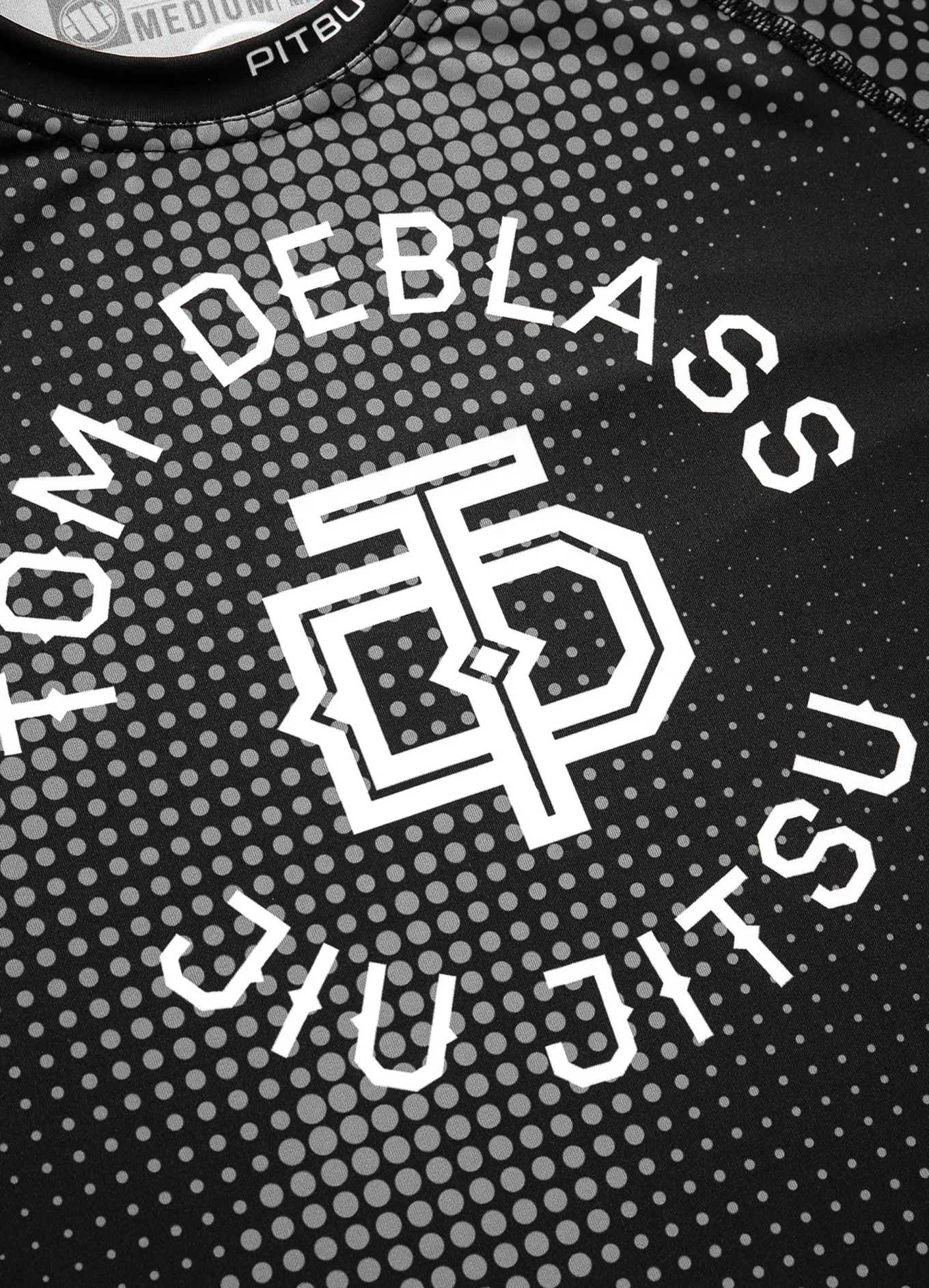 TOM DEBLASS DOT Black Rash Guard