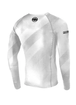 TOM DEBLASS DOT Long Sleeve White Rash Guard