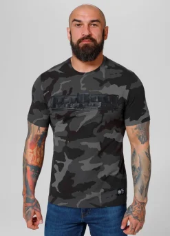 T-Shirt Slim Fit Classic Boxing - All Black Camo