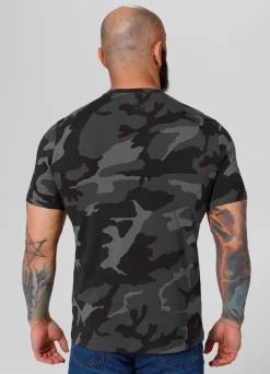 T-Shirt Slim Fit Classic Boxing - All Black Camo