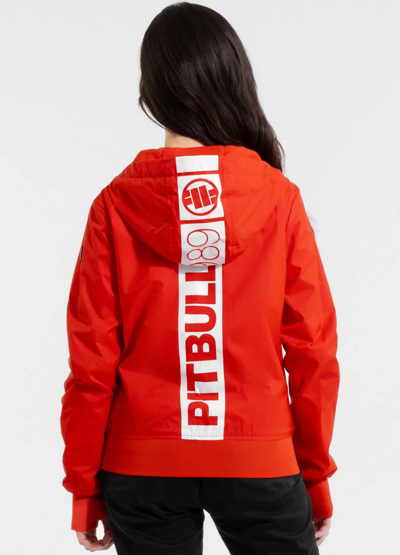 Women's hooded jacket Aaricia Hilltop - Flame red