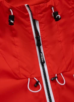 Women's hooded jacket Aaricia Hilltop - Flame red