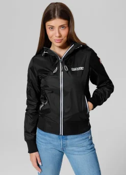 Women's hooded jacket Aaricia Hilltop - Black