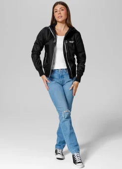 Women's hooded jacket Aaricia Hilltop - Black