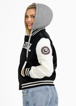 Women's hooded jacket Eagle Ridge - Black
