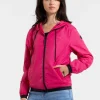 Women's hooded jacket PRIMOSA - Raspberry