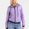 Women's hooded jacket PRIMOSA - Lilac