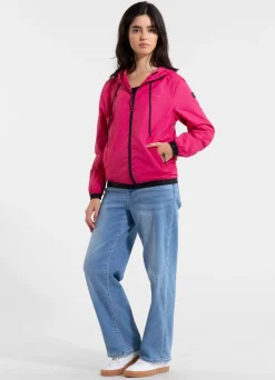 Women's hooded jacket PRIMOSA - Raspberry