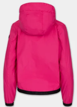Women's hooded jacket PRIMOSA - Raspberry