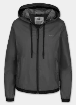 Women's hooded jacket PRIMOSA - Graphite