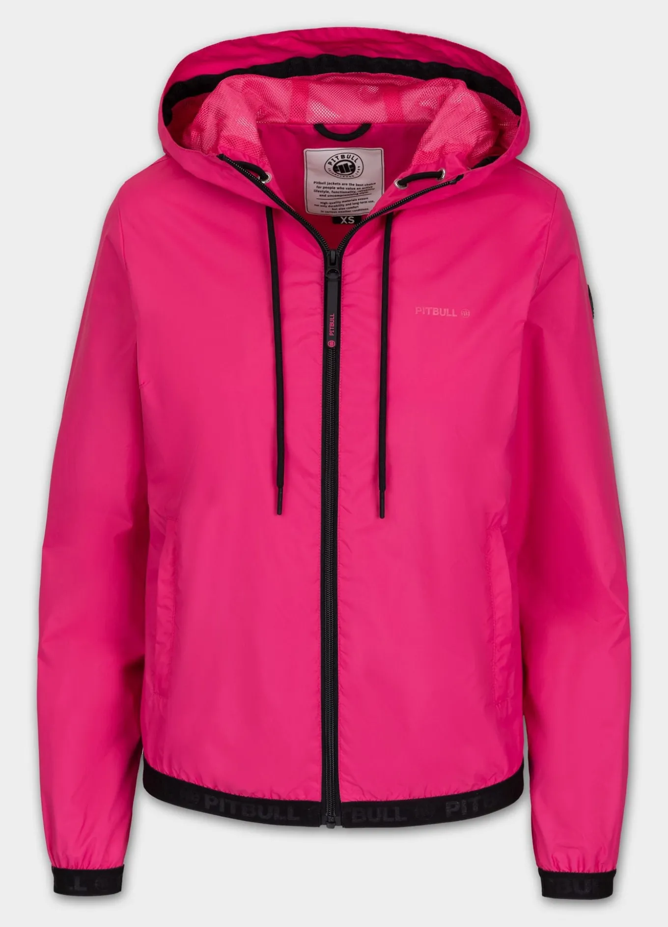 Women's hooded jacket PRIMOSA - Raspberry