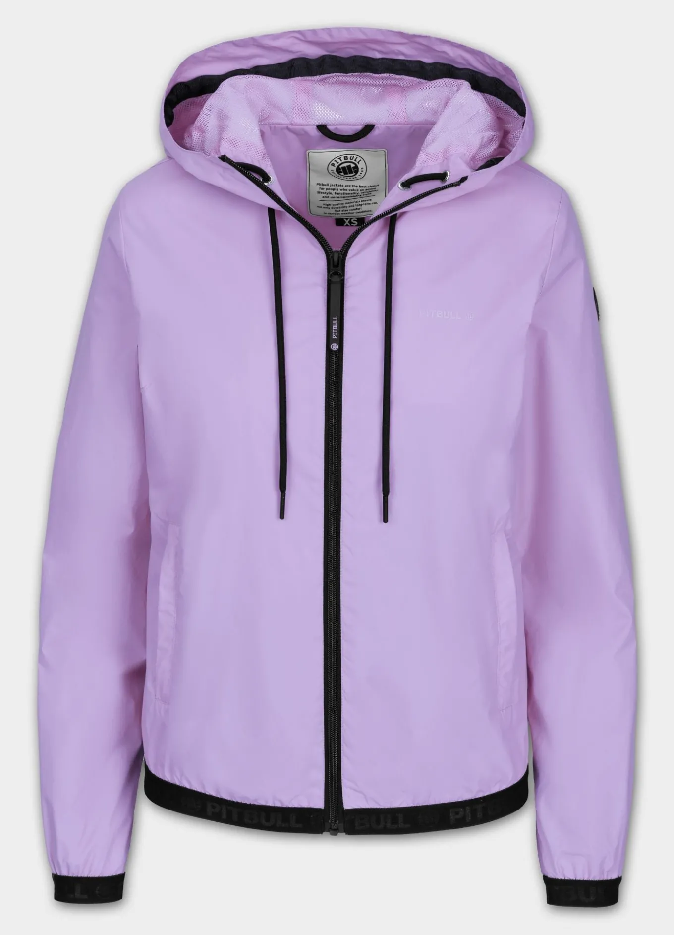 Women's hooded jacket PRIMOSA - Lilac
