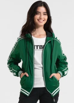 Women's hooded jacket WHITEWOOD - Green