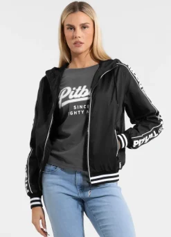 Women's hooded jacket WHITEWOOD - Black
