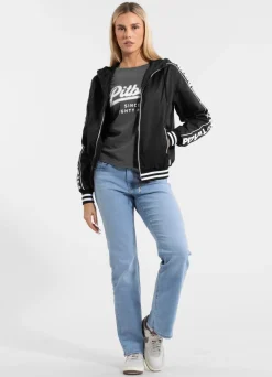 Women's hooded jacket WHITEWOOD - Black