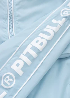Women's hooded jacket WHITEWOOD - Light blue