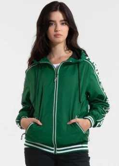 Women's hooded jacket WHITEWOOD - Green
