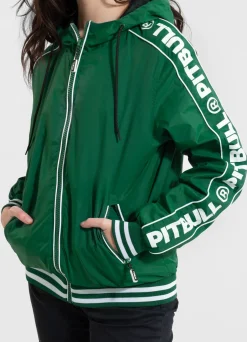 Women's hooded jacket WHITEWOOD - Green