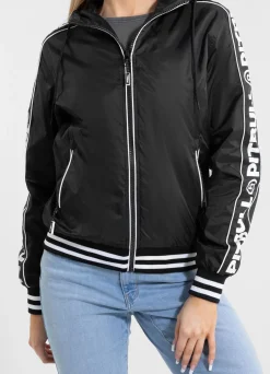 Women's hooded jacket WHITEWOOD - Black