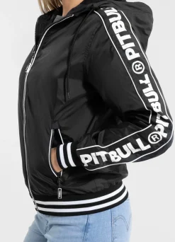 Women's hooded jacket WHITEWOOD - Black