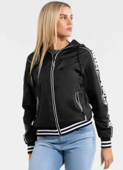 Women's hooded jacket WHITEWOOD - Black