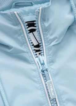 Women's hooded jacket WHITEWOOD - Light blue