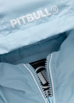 Women's hooded jacket WHITEWOOD - Light blue
