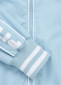 Women's hooded jacket WHITEWOOD - Light blue