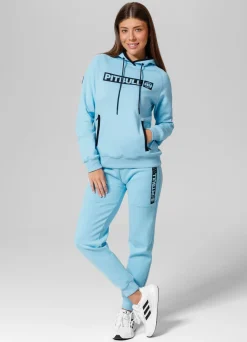 Women's hoodie Georgia - Baby blue