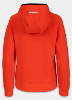 Women's hoodie Georgia - Flame red