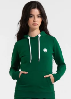 Women's hoodie LA CANADA - Dark green