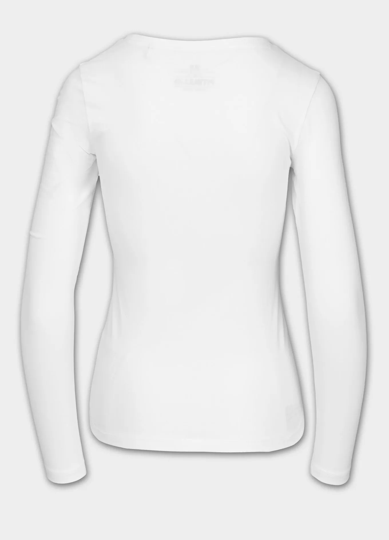 Women's longsleeve Slim Fit USA CAL - White