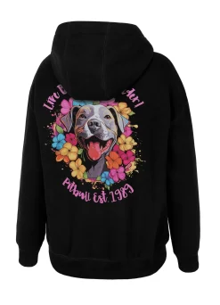 Women's Oversize Hoodie Happy-Pit - Black