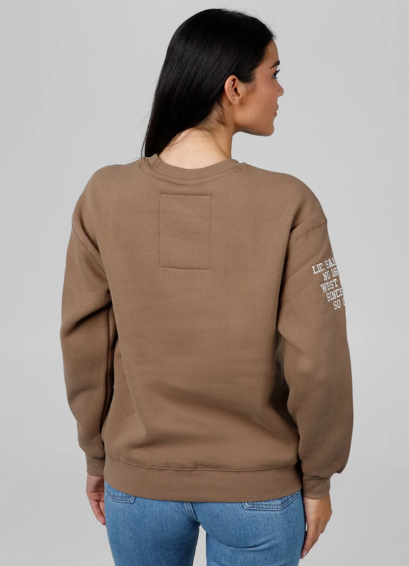 Women's oversize sweatshirt Tyrian