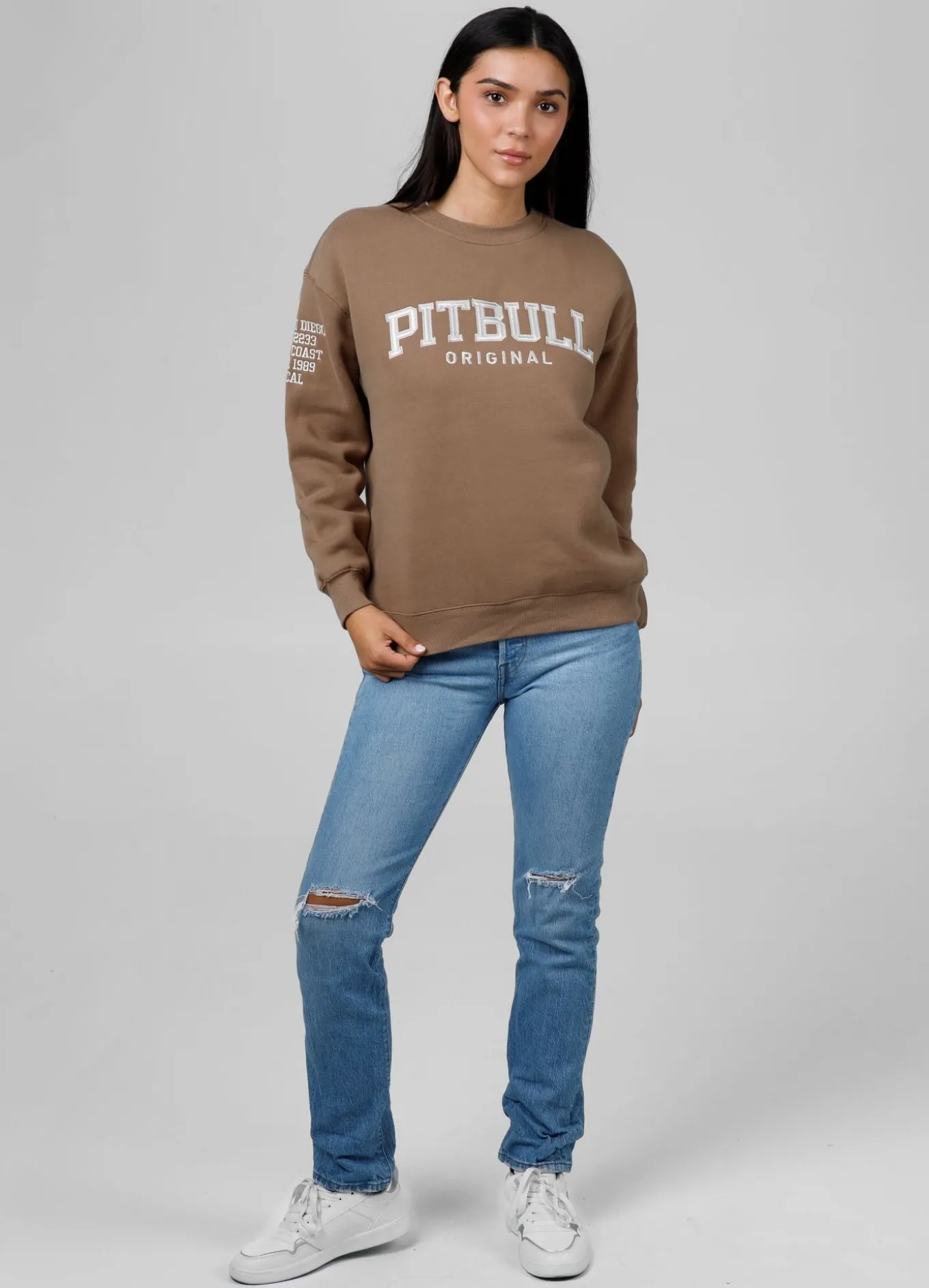 Women's oversize sweatshirt Tyrian