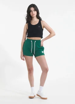 Women's sweat shorts French Terry FLORIDA - Dark green