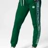 Women's sweatpants French Terry JUDITH - Dark green