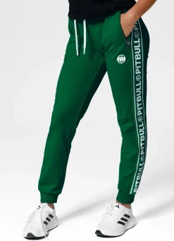 Women's sweatpants French Terry JUDITH - Dark green