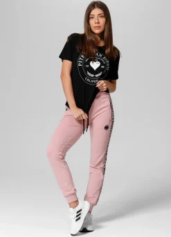Women's sweatpants French Terry Judith - Pink