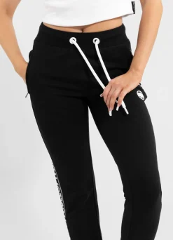 Women's sweatpants French Terry Judith - Black