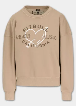 Women's sweatshirt Washed MANZANITA HEART