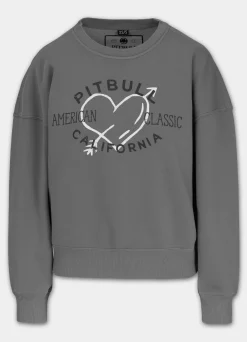 Women's sweatshirt Washed MANZANITA HEART